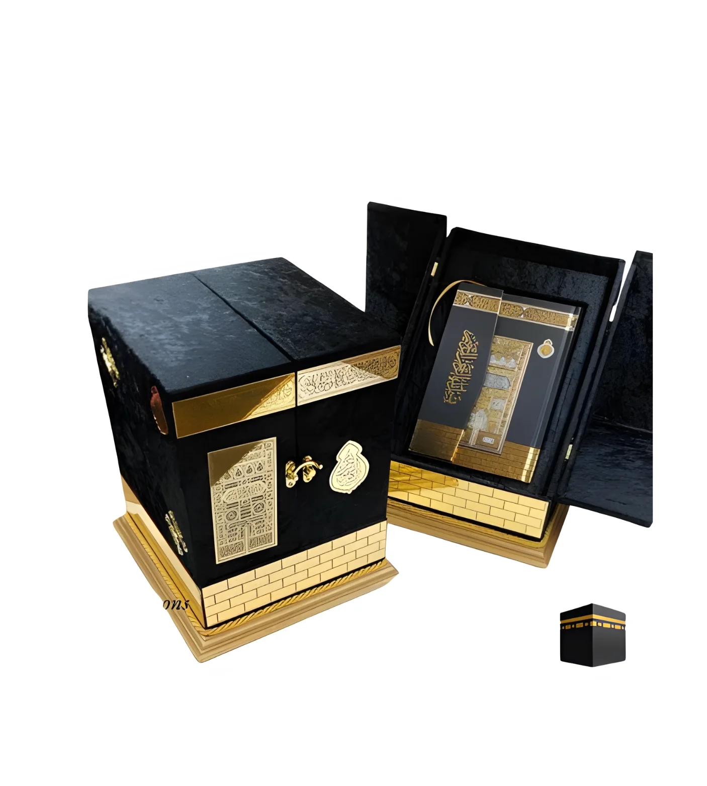 Quran 13 lines cc medium (10) Quran kAABA Box gift set - Image 1
